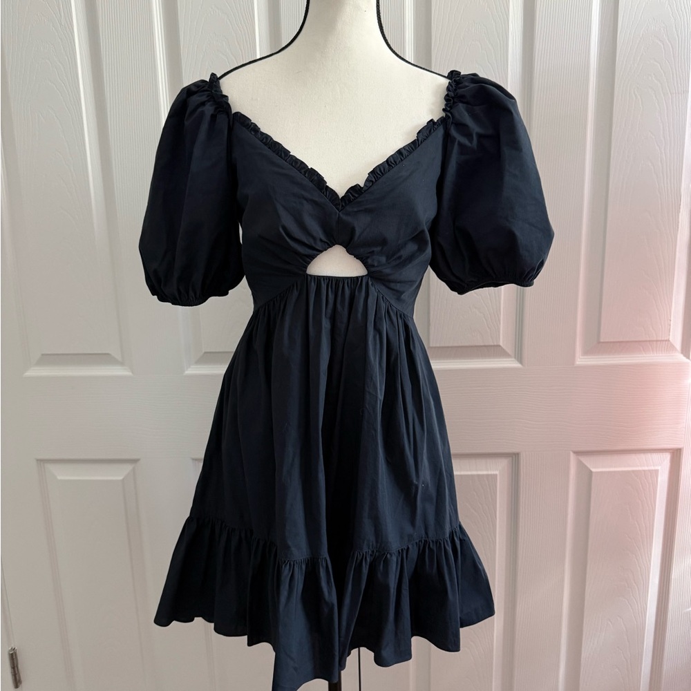 Cinq à Sept Black Midi Dress